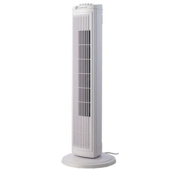 30" Air Cooling Free Standing Tower Fan 3 Speed Oscillating Quiet